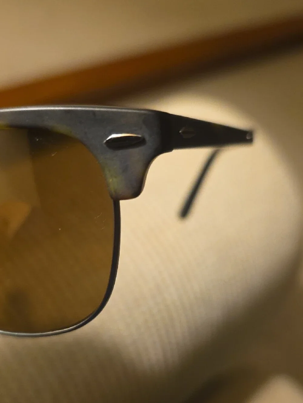 Ray-Ban Folding Clubmaster Polarized Sunglasses Please Read And Look At Picuture